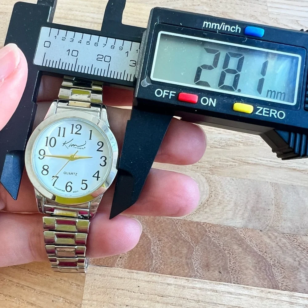 Kim rogers ladies two-tone dress watch NEW BATTERY